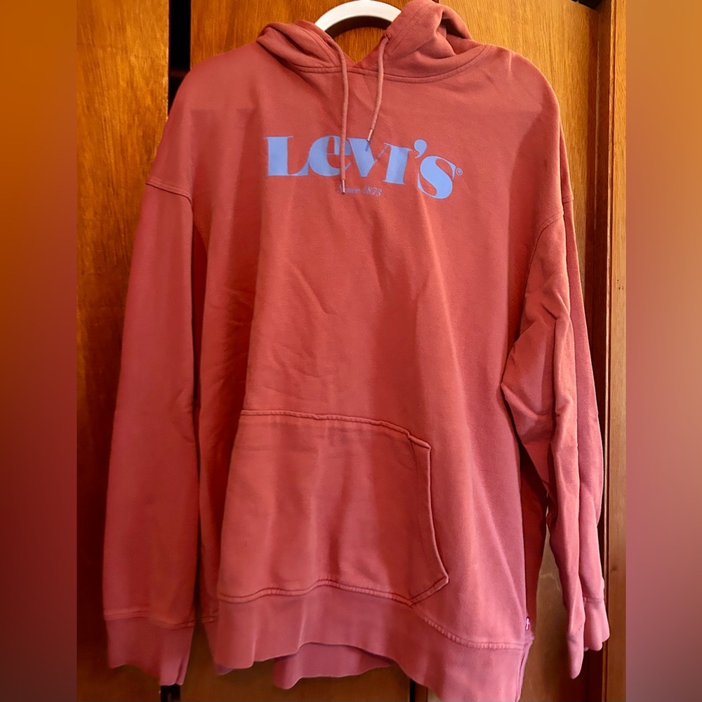 Levi's Men's Brick Red Hoodie